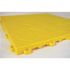 Swisstrax 15.75 in. x 15.75 in. Citrus Yellow Diamond Trax 25-Tile Modular Flooring Pack (43 sq. ft./case)