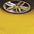 Swisstrax 15.75 in. x 15.75 in. Citrus Yellow Diamond Trax 25-Tile Modular Flooring Pack (43 sq. ft./case)