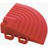 Swisstrax 2.5 in. x 2.5 in. Racing Red Corner Edging for 15.75 in. Modular Tile Flooring (2-Pack)