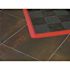 Swisstrax 2.5 in. x 2.5 in. Slate Grey Corner Edging for 15.75 in. Modular Tile Flooring (2-Pack)