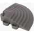 Swisstrax 2.5 in. x 2.5 in. Slate Grey Corner Edging for 15.75 in. Modular Tile Flooring (2-Pack)