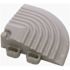 Swisstrax 2.5 in. x 2.5 in. Pearl Silver Corner Edging for 15.75 in. Modular Tile Flooring (2-Pack)