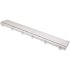 Swisstrax 15.75 in. Artic White Looped Edging for 15.75 in. Modular Tile Flooring (2-Pack)