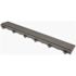 Swisstrax 15.75 in. Slate Grey Looped Edging for 15.75 in. Modular Tile Flooring (2-Pack)