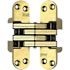 SOSS 1-1/8 in. x 4-5/8 in. Satin Brass Invisible Hinge