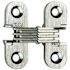 SOSS 1/2 in. x 1-1/2 in. Satin Chrome Invisible Hinge (2-Pack)