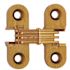 SOSS 1/2 in. x 1-1/2 in. Satin Brass Steel Invisible Hinge (2-Pack)