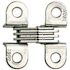 SOSS 1/2 in. x 1-33/64 in. Satin Chrome Invisible Hinge