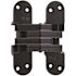 SOSS 1 3/8 in. x 5 1/2 in. Black E-Coat Invisible Hinge