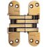 SOSS 1 3/8 in. x 5 1/2 in. Satin Brass Invisible Hinge