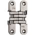 SOSS 3/4 in. 3 3/4 in. Satin Chrome Invisible Hinge