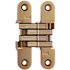 SOSS 3/4 in. x 3-3/4 in. Satin Brass Invisible Hinge