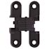 SOSS 3/8 in. x 1-11/16 in. Black E-Coat Steel Invisible Hinge (2-Pack)