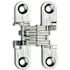 SOSS 3/8 in. x 1-11/16 in. Satin Chrome Invisible Hinge (2-Pack)