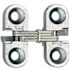 SOSS 3/8 in. x 1 in. Satin Chrome Invisible Hinge (2-Pack)