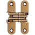 SOSS 5/8 in. x 2-3/4 in. Satin Brass Invisible Hinge