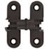 SOSS 1/2 in. x 1-3/4 in. Black E-Coat Steel Invisible Hinge (2-Pack)