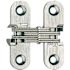 SOSS 1/2 in. x 1-3/4 in. Satin Chrome Invisible Hinge (2-Pack)