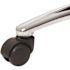 BOSS Office Products Grey Executive Leather Chair Leather Chrome Arms Seat Height Adjustment