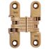 SOSS 1/2 in. x 2-3/8 in. Satin Brass Steel Invisible Hinge (2-Pack)