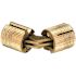 SOSS 0.63 in. x 0.63 in. Solid Brass Barrel Hinge