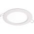 HALO SMD-DM 6 in. 3000K Remodel Canless Lens White Round Integrated LED Recessed Light Kit Surface Mount Trim Kit