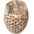 BALKENE HOME Maya Oval Wood Outdoor Garden Stool