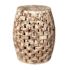 BALKENE HOME Maya Oval Wood Outdoor Garden Stool