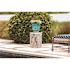 BALKENE HOME Elyse Round Wood Outdoor Garden Stool