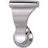 SOSS 1-3/4 in. Bright Chrome Dummy Latch Set Door Lever