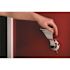 SOSS 1-3/4 in. Textured Black Dummy Latch Set Door Lever