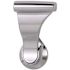 SOSS 1-3/8 in. Bright Chrome Dummy Latch Set Door Lever