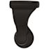 SOSS 1-3/8 in. Textured Black Dummy Latch Set Door Lever