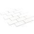 Daltile Restore Bright White 12 in. x 12 in. x 6.35 mm Ceramic Mosaic Wall Tile (0.83 sq. ft./Each)