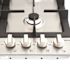 Magic Chef 24 in. Gas Cooktop in Stainless Steel with 4 Burners