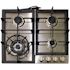Magic Chef 24 in. Gas Cooktop in Stainless Steel with 4 Burners
