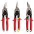 Milwaukee Left, Right, and Straight Aviation Snips Set (3-Pack)