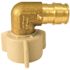 Apollo 1/2 in. Brass PEX-A Expansion Barb x 1/2 in. FNPT Female Swivel 90-Degree Elbow