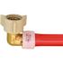 Apollo 1/2 in. Brass PEX-A Expansion Barb x 1/2 in. FNPT Female Swivel 90-Degree Elbow