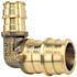 Apollo 1/2 in. x 3/4 Brass PEX-A Expansion Barb Reducing 90-Degree Elbow