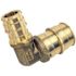Apollo 1/2 in. x 3/4 Brass PEX-A Expansion Barb Reducing 90-Degree Elbow