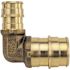 Apollo 1/2 in. x 3/4 Brass PEX-A Expansion Barb Reducing 90-Degree Elbow