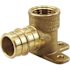Apollo 3/4 in. Brass PEX-A Expansion Barb x 1/2 in. Female Pipe Thread Adapter Reducing 90-Degree Drop-Ear Elbow