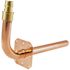 Apollo 8 in. x 1/2 in. Copper PEX-A Expansion Barb Stub-Out 90-Degree Elbow with Flange