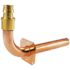 Apollo 8 in. x 3/4 in. Copper PEX-A Expansion Barb Stub-Out 90-Degree Elbow with Flange