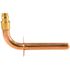 Apollo 8 in. x 3/4 in. Copper PEX-A Expansion Barb Stub-Out 90-Degree Elbow with Flange