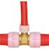 Apollo 1 in. x 1 in. x 1/2 in. Brass PEX-A Expansion Barb Reducing Tee