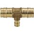 Apollo 1 in. x 1 in. x 1/2 in. Brass PEX-A Expansion Barb Reducing Tee