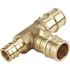 Apollo 3/4 in. x 1/2 in. x 3/4 in. Brass PEX-A Expansion Barb Reducing Tee