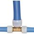 Apollo 1/2 in. x 1/2 in. x 3/4 in. Brass PEX-A Expansion Barb Reducing Tee